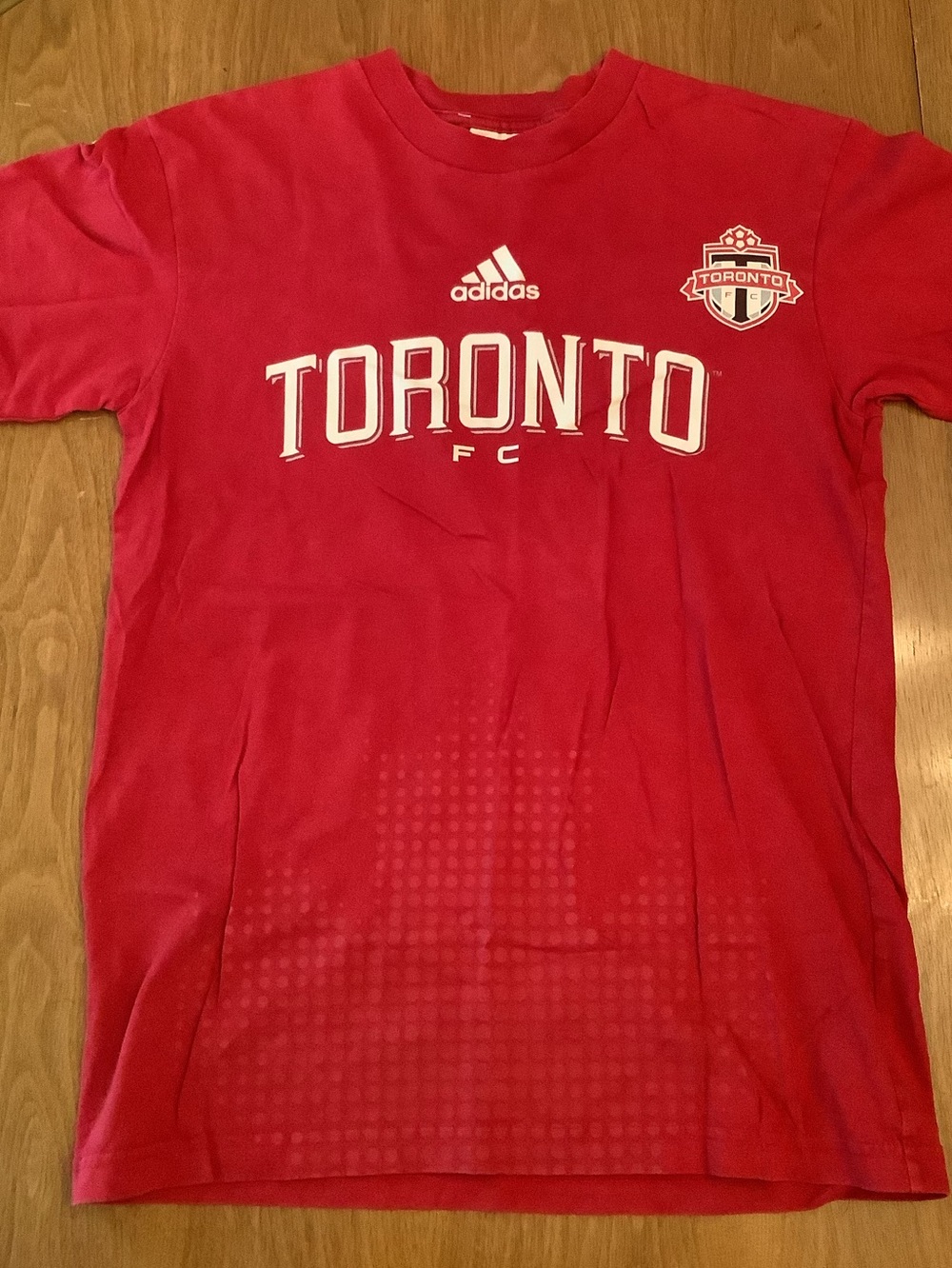 adidas Red Toronto FC Short Sleeve Tee